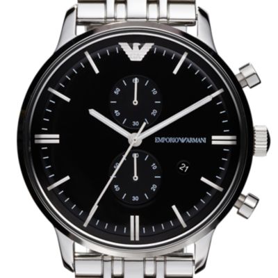 Emporio Armani Men's Chronograph Stainless Steel Watch