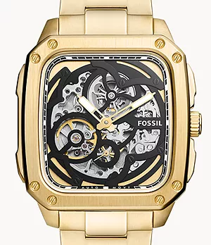 Inscription Automatic Gold-Tone Stainless Steel Watch