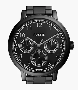 Airlift Multifunction Black Stainless Steel Watch