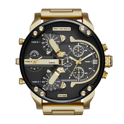 Diesel Men's Mr. Daddy 2.0 Multifunction Gold-Tone Stainless Steel Watch