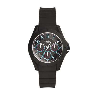 fossil men's silicone watch