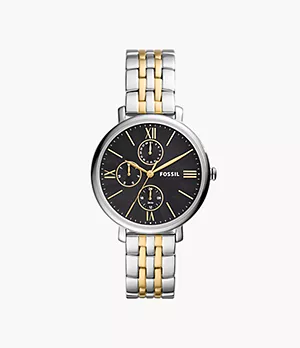 Jacqueline Multifunction Two-Tone Stainless Steel Watch