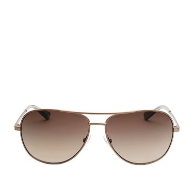Alex Aviator Sunglasses Fossil