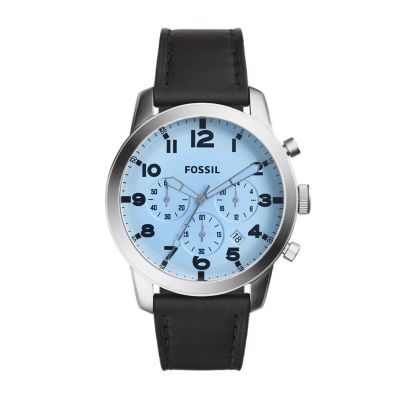 54 Pilot Chronograph Leather Watch Fossil