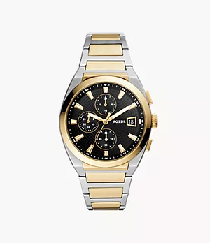 Everett Chronograph Two-Tone Stainless Steel Watch