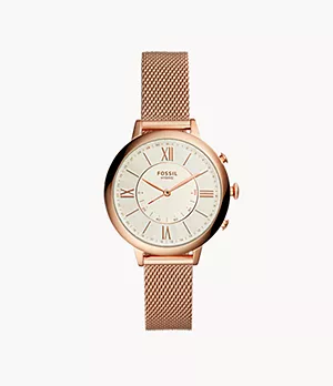 Hybrid Smartwatch Jacqueline Rose Gold-Tone Stainless Steel
