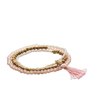 Fossil x Me to We ThreePiece Beaded Bracelet Fossil