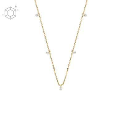 Sadie Shine Bright 14K Gold-Plated Brass Dangle Necklace