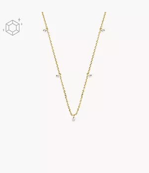 Sadie Shine Bright 14K Gold-Plated Brass Dangle Necklace
