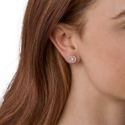 Mosaic Mother-of-Pearl Stud Earrings