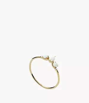 Val Celestial White Opal Ring