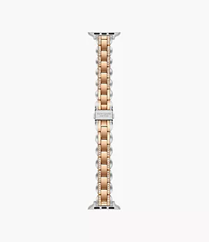 kate spade new york two-tone stainless steel band for apple watch®, 38/40/41/42/44/45/49mm