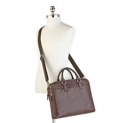 warren top zip workbag