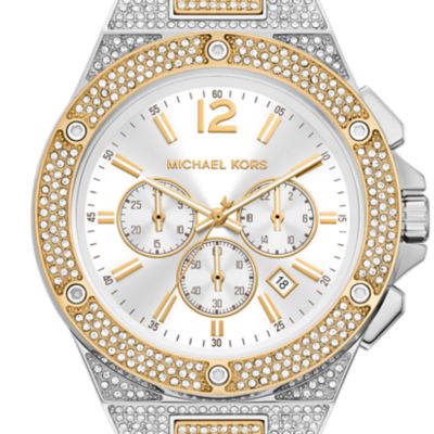Michael Kors Lennox Chronograph Two-Tone Stainless Steel Watch