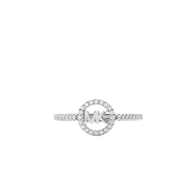 Michael Kors Sterling Silver Logo Ring