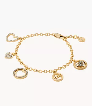 MK Fashion Gold-Tone Brass Components Bracelet