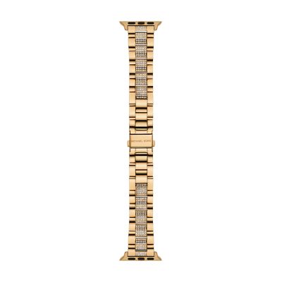 Michael Kors Gold-Tone Stainless Steel Band for Apple Watch®, 38mm/40mm/41mm