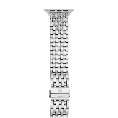 38/40/41mm and 42/44/45/49mm Stainless Diamond Bracelet Band for Apple Watch®