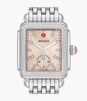 Deco Mid Stainless Steel Diamond Watch