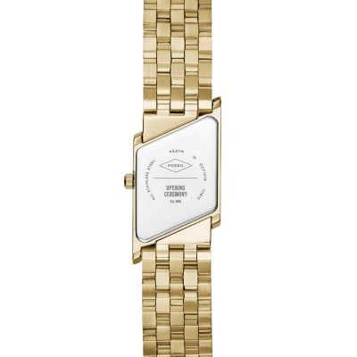 Fossil x Opening Ceremony ThreeHand GoldTone Stainless Steel Watch