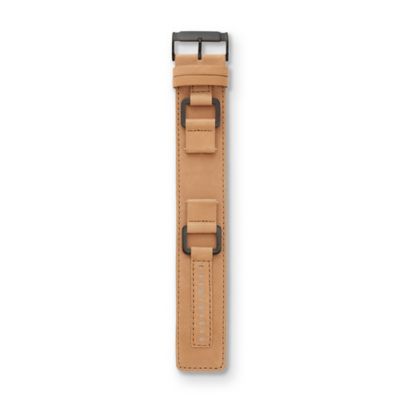 camel leather watch strap