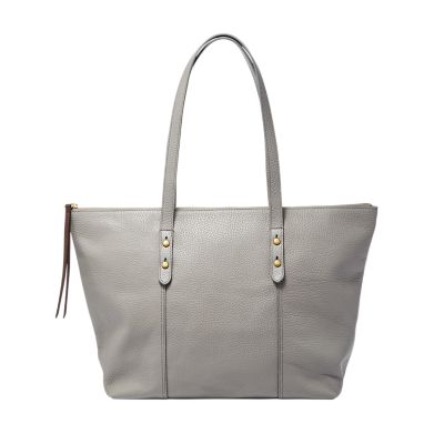 fossil jenna tote brown