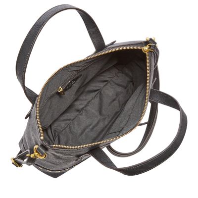 fossil felicity satchel black