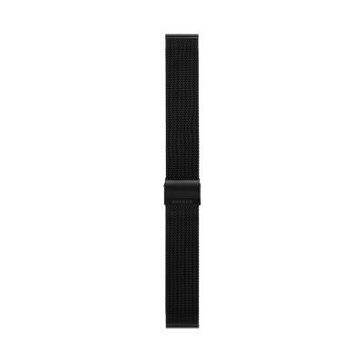 20mm Standard Steel Mesh Strap, Black