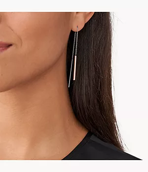 Kariana Two-Tone Threader Earrings