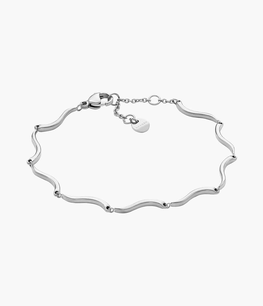 Skagen Women’s Kariana Waves Stainless Steel Chain Bracelet - Silver-Tone