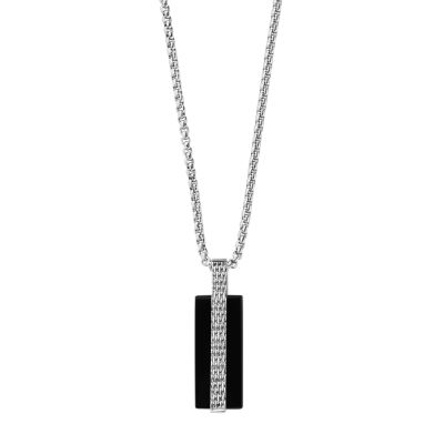 Torben Stainless Steel Pendant Necklace