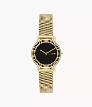 Signatur Lille Two-Hand Gold Stainless Steel Mesh Watch
