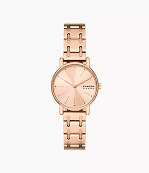 Signatur Lille Two-Hand Rose Gold Stainless Steel Bracelet Watch