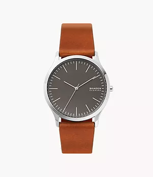 Jorn Medium Brown Leather Watch