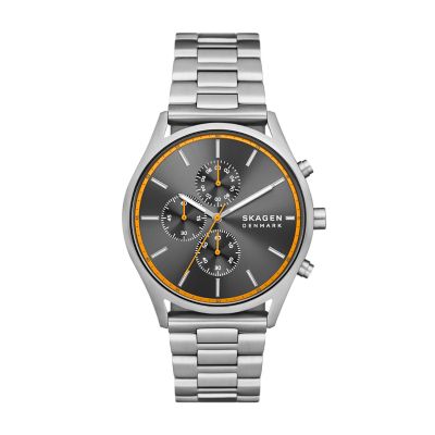 Holst Chronograph Silver Stainless Steel Watch