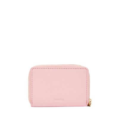 RFID Mini Zip Card Case Fossil