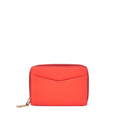 RFID Mini Zip Card Case Fossil