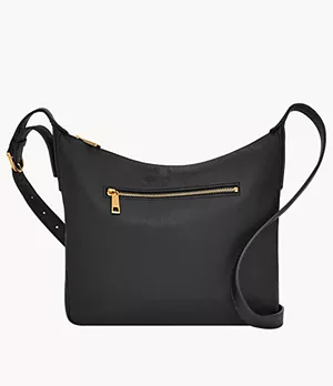 Cecilia Leather Top Zip Crossbody Bag