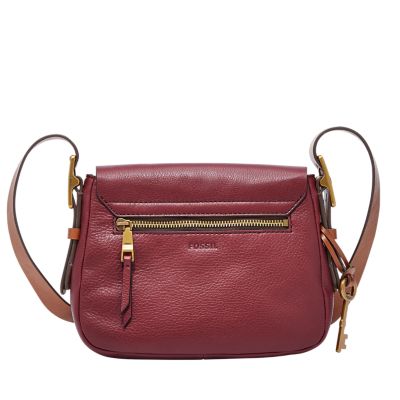 Harper Small Saddle Crossbody Fossil