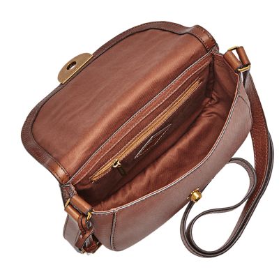 Emi Saddle Bag Fossil