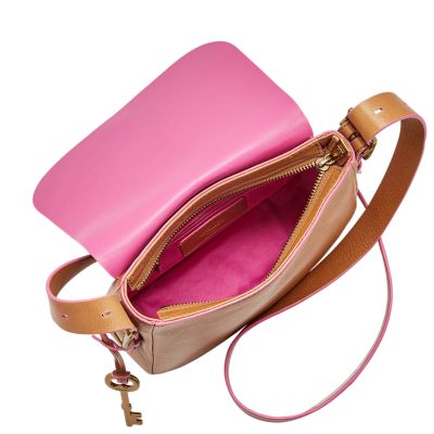 Harper Small Saddle Crossbody Fossil