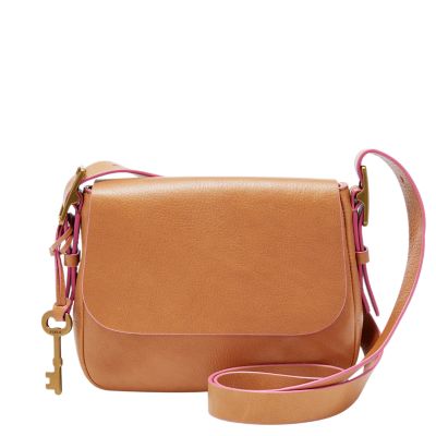 Harper Small Saddle Crossbody Fossil