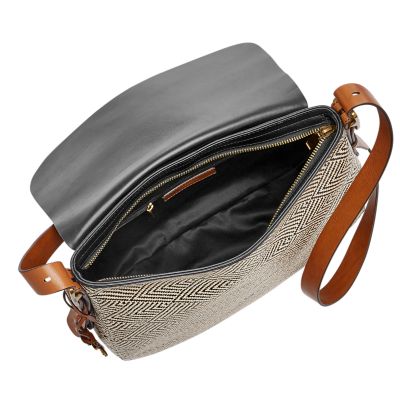 Harper Large Saddle Crossbody Fossil