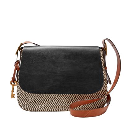 Harper Large Saddle Crossbody Fossil