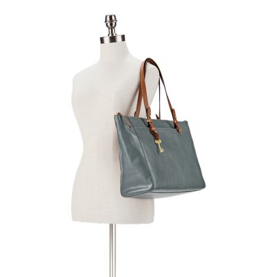 rachel tote with zipper fossil