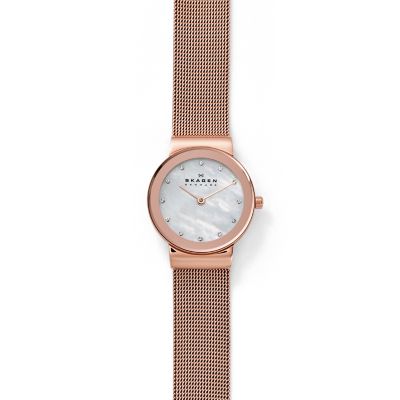 Skagen freja 2024 rose gold watch