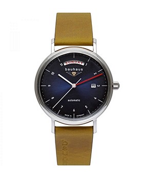Bauhaus Automatic Tan Stainless Steel Mens Watch