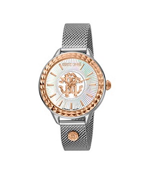 Roberto Cavalli by Franck Muller Analogue Quartz Silver Stainless Steel Womens Watch