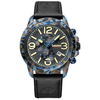 Timberland Ashbrook Quartz Black Stainless Steel Mens Watch