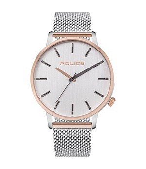Police Marmol Quartz Two tone Stainless Steel Mens Watch